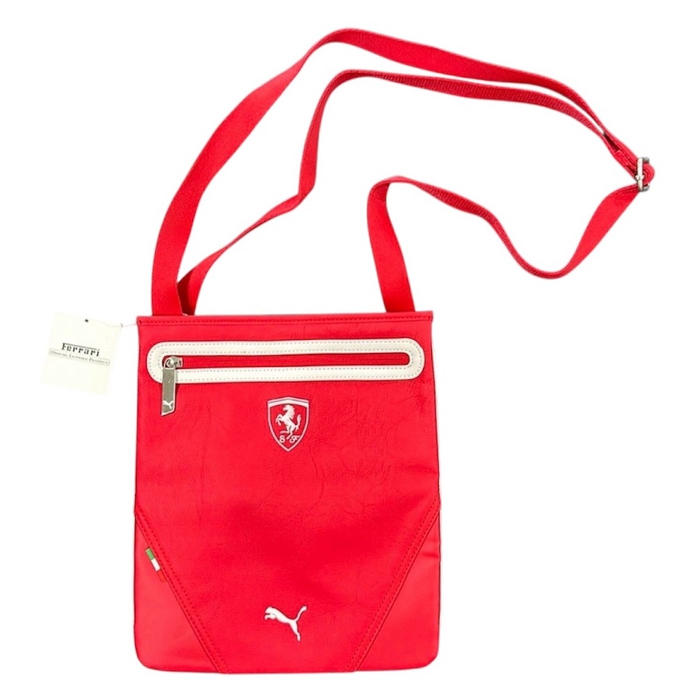 Ferrari Formula 1 Club Leather Crossbody Bag